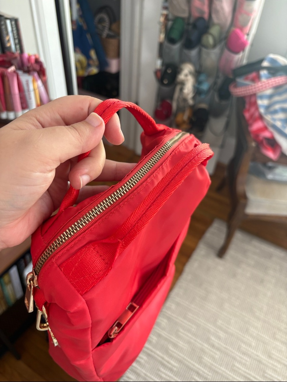 Target Red Mini Backpack with Top Handles - Picture 5 of 8